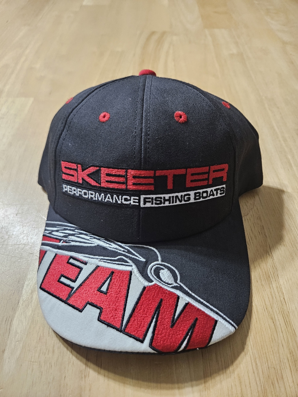 Vintage Team Skeeter Performance Fishing Boats Snapback USA Made Yamaha @H1